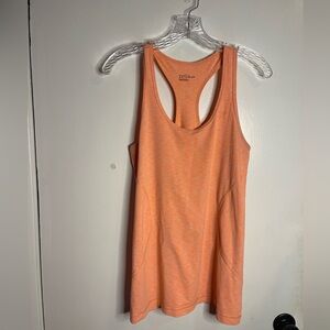 Zella l Racerback Performance Tank Top lOrange Stripe l Size M